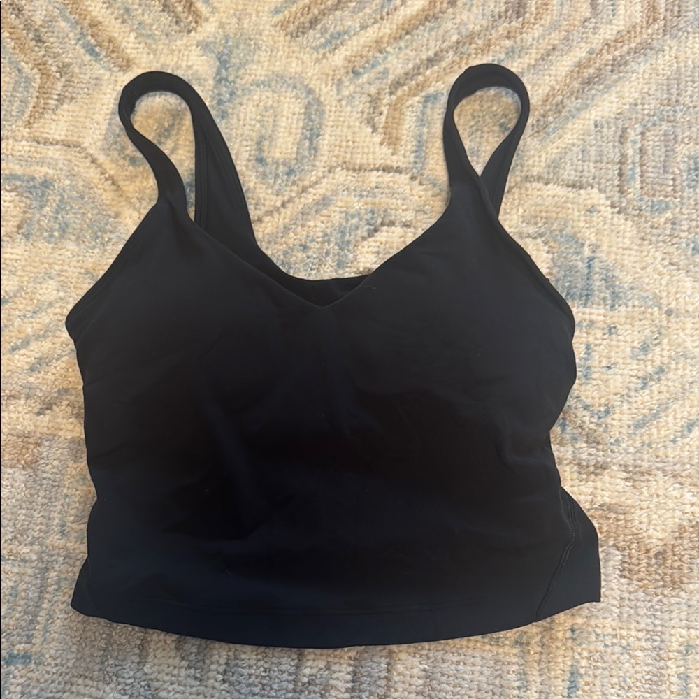Black lululemon align tank in new condition